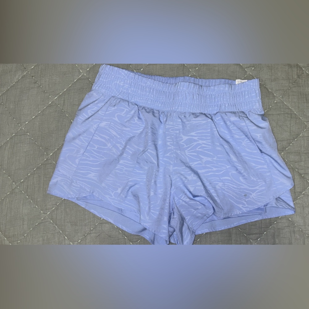 Light blue athletic shorts
